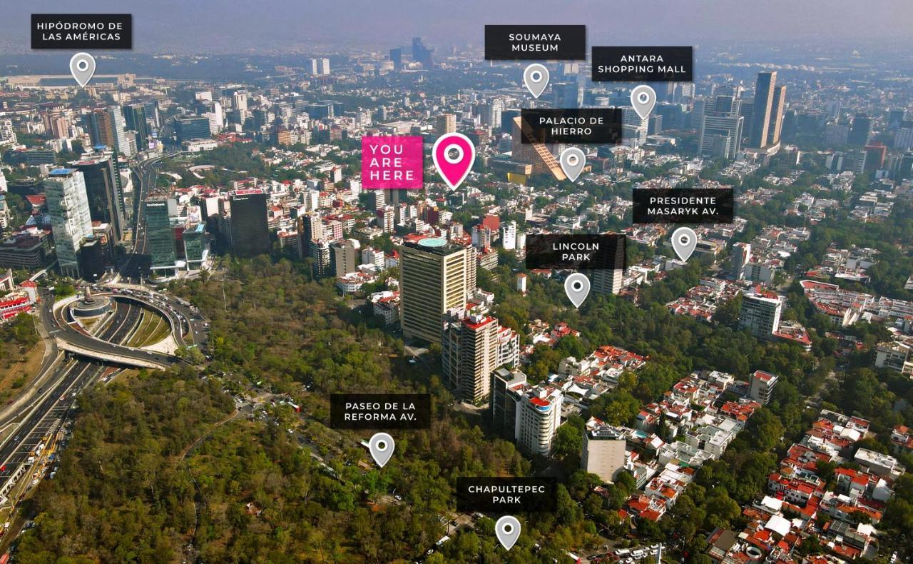 Uliv Parque Lincoln Leilighet Mexico by Eksteriør bilde
